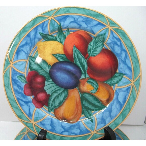 Victoria & Beale Forbidden Fruit Salad Dessert Plates Bundle of 5 - Picture 8 of 12